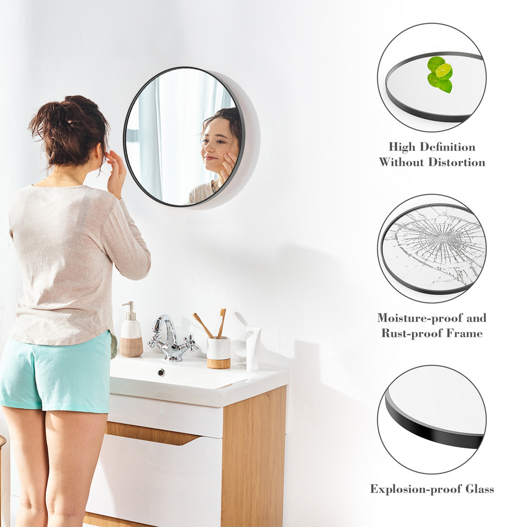 Round Decorative Wall Mirror