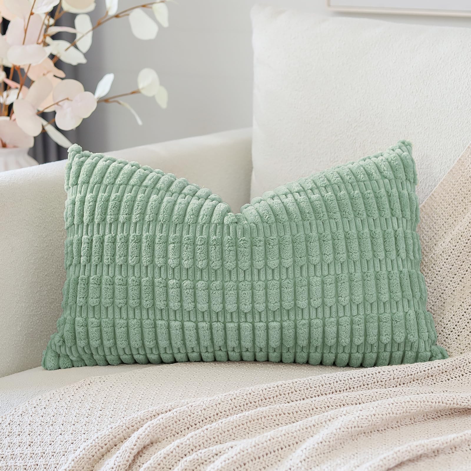 Corduroy Decorative Throw Pillow Covers