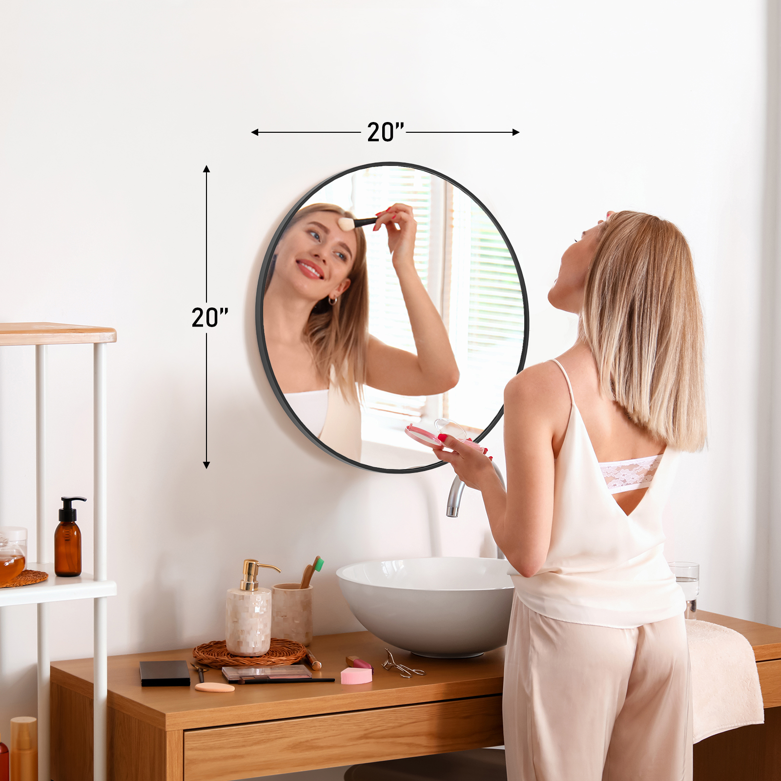 Round Decorative Wall Mirror