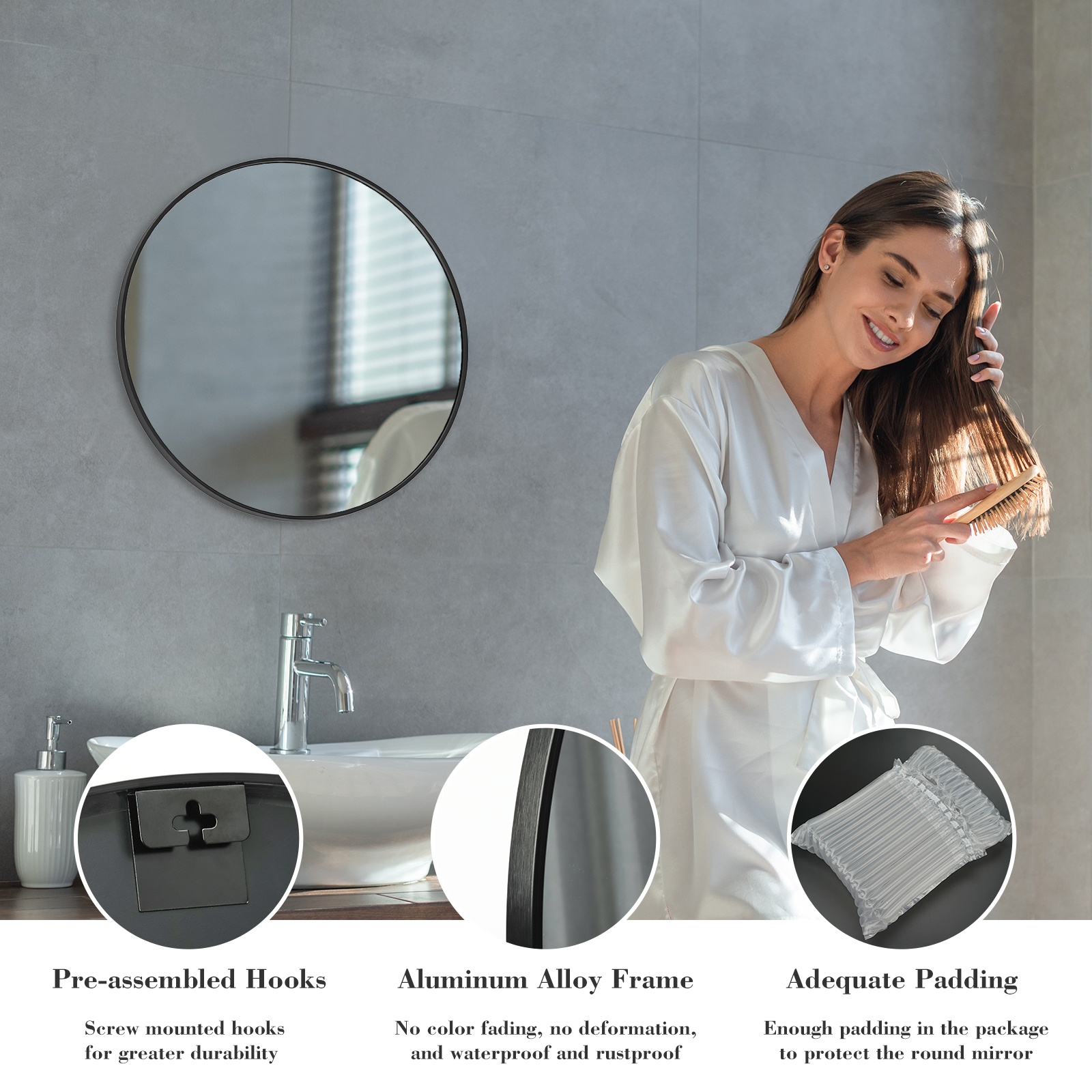 Round Decorative Wall Mirror