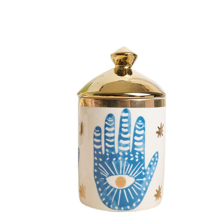 Evil Eye Ceramic Mug & Plate Set